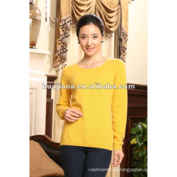Suéter de diseño básico de cachemira 90 colores mujer